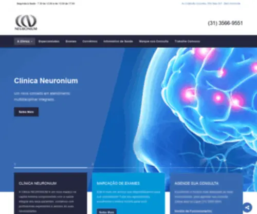 Clinicaneuronium.com.br(Clínica) Screenshot