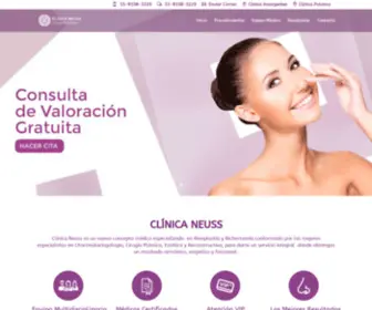 Clinicaneuss.com(Técnica Neuss) Screenshot