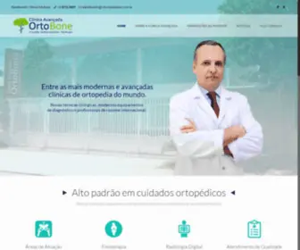 Clinicaortobone.com.br(Clínica Avançada OrtoBone) Screenshot
