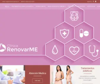 Clinicarenovarme.com(Clinica RenovarMe) Screenshot