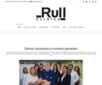 Clinicarull.com(Clínica Rull) Screenshot