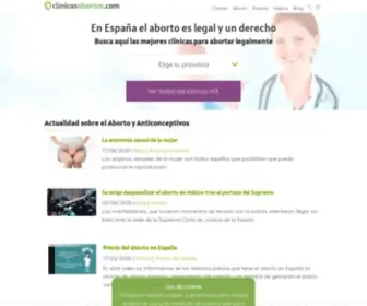 Clinicasabortos.com(Clínicas aborto) Screenshot
