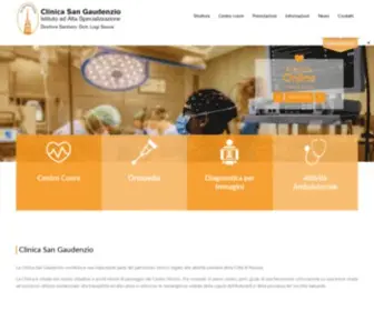 Clinicasangaudenzio.com(Clinica San Gaudenzio) Screenshot