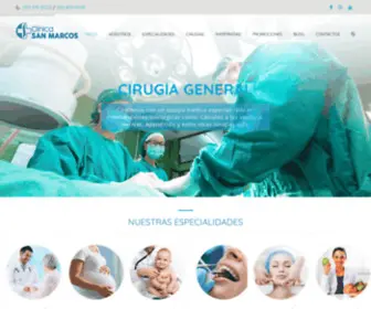 Clinicasanmarcos.com(Clínica) Screenshot