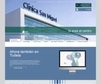 Clinicasanmiguel.es(Clínica San Miguel) Screenshot