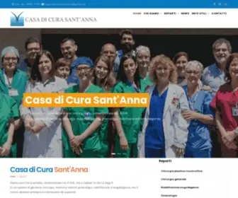 Clinicasantanna.it(Casa di Cura Sant'Anna) Screenshot