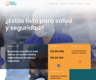 Clinicasantapatricia.com(Clínica Santa Patricia) Screenshot