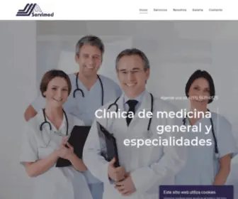 Clinicaservimed.org(Medicina General Y Especialidades) Screenshot