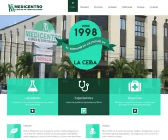 Clinicasmedicentro.com(Clínicas MEDICENTRO) Screenshot