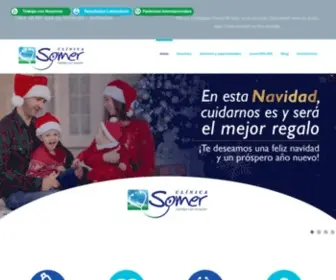 Clinicasomer.com(Clínica Somer) Screenshot