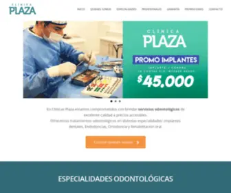 Clinicasplaza.cl(Clinica Plaza) Screenshot