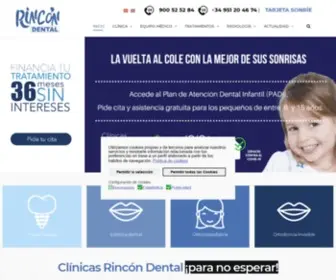 Clinicasrincondental.com(▷ Clínicas dentales en Málaga) Screenshot