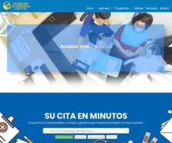 Clinicassinfronteras.org(Clínicas) Screenshot