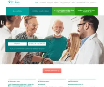 Clinicathena.it(Clinica Athena) Screenshot