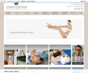 Clinicatoscana.com(Clínica) Screenshot