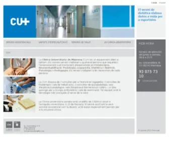 Clinicauniversitaria.cat(Clinica Universitaria de Manresa) Screenshot