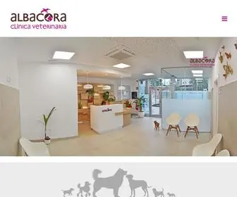 Clinicaveterinariaalbacora.com(Albacora) Screenshot