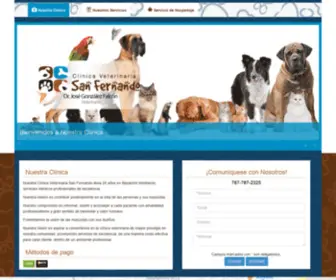 Clinicaveterinariasanfernando.com(Puerto Rico (PR)) Screenshot