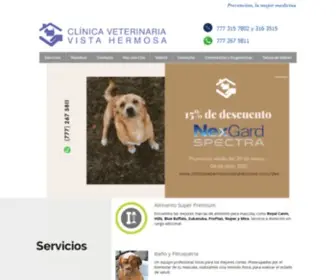 Clinicaveterinariavistahermosa.com(Clinica Veterinaria Vista Hermosa Cuernavaca) Screenshot