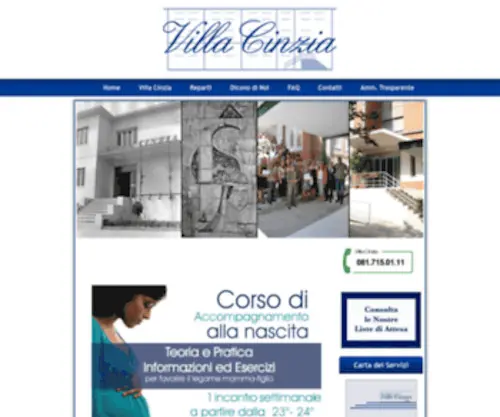 Clinicavillacinzia.com(Clinica Villa Cinzia) Screenshot