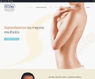 Clinicazegarra.com(Clinica Zegarra Home) Screenshot