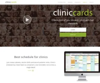 Cliniccards.com(CRM система для управління стоматологічною клінікою) Screenshot