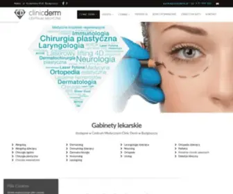 CliniCDerm.pl(Dermatologia i medycyna estetyczna) Screenshot