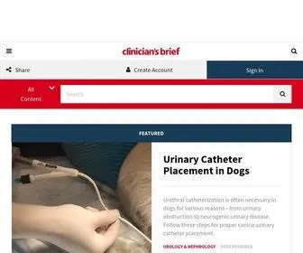 Cliniciansbrief.com(Clinician's Brief) Screenshot