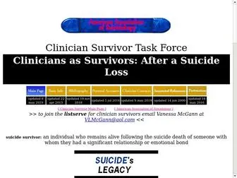 Cliniciansurvivor.org(Clinician Survivor) Screenshot