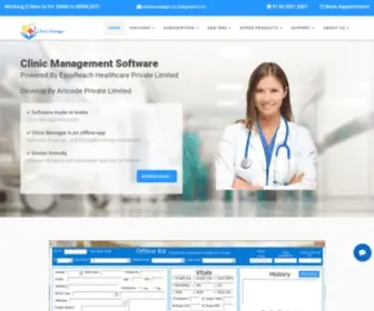 Clinicmanager.co.in(Clinic manager) Screenshot