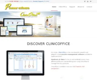 Clinicoffice.co.uk(Management software for healthcare clinics) Screenshot