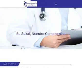 Clinicosdelbajio.com(Analisis Clinicos del Bajio) Screenshot