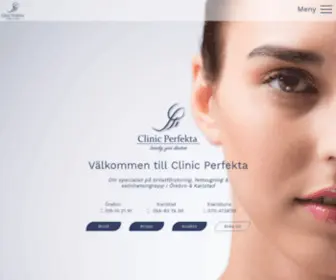 ClinicPerfekta.se(Clinic Perfekta) Screenshot