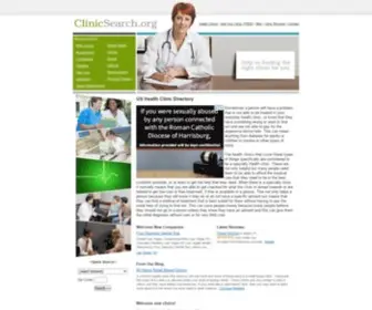 Clinicsearch.org(Health Clinic) Screenshot