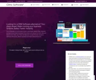 Clinicsoftware.com(Ten steps ahead) Screenshot