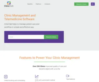 Clinictalk.io(ClinicTalk) Screenshot