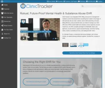 Clinictracker.com(EHR) Screenshot