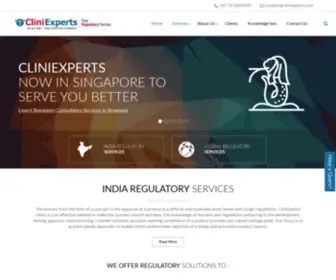 Cliniexperts.com(Pharma Regulatory Consultants) Screenshot