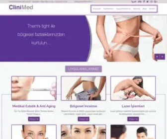 Clinimed.com.tr(Dermatoloji, Plastik Cerrahi ve Estetik Kliniği) Screenshot