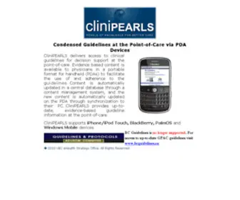 Clinipearls.ca(CliniPEARLS) Screenshot