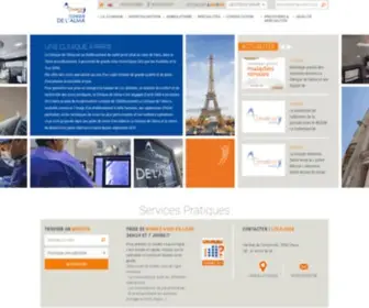 Clinique-Alma.com(Médecins) Screenshot