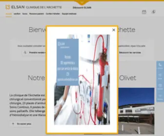 Clinique-Archette.fr(Orléans) Screenshot