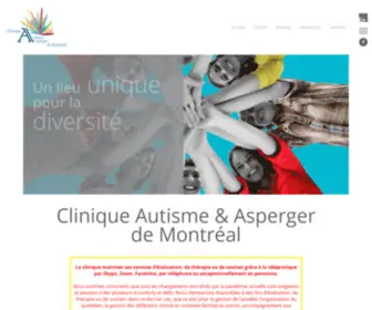 Clinique-Autisme-Asperger-MTL.ca(Clinique Site) Screenshot