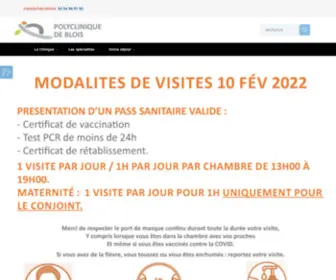 Clinique-Blois.com(Polyclinique de Blois) Screenshot