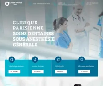 Clinique-Dentaire-Paris.com(Clinique Dentaire Paris) Screenshot