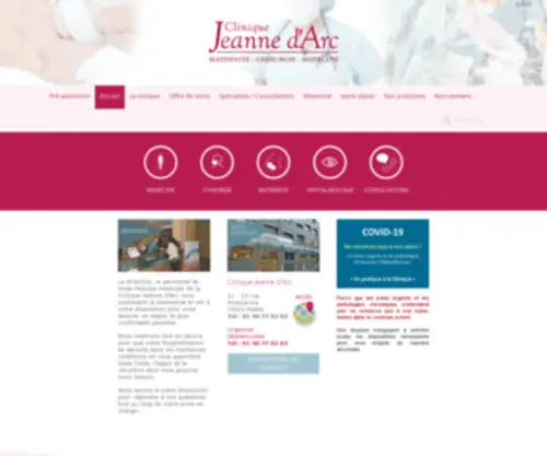 Clinique-Jeanne-Darc.com(Jeanne d’Arc Santé ) Screenshot