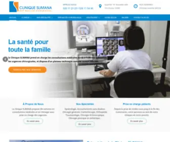 Clinique-Slimana.com(Clinique Slimana) Screenshot