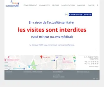 Clinique-Turin.com(Clinique Turin) Screenshot