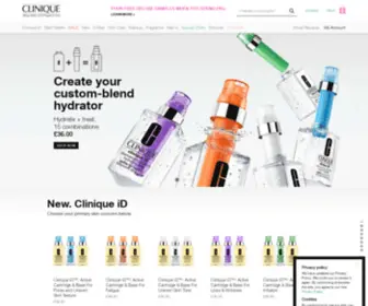 Clinique.co.uk(Custom-fit Skin Care, Makeup, Fragrances & Gifts) Screenshot