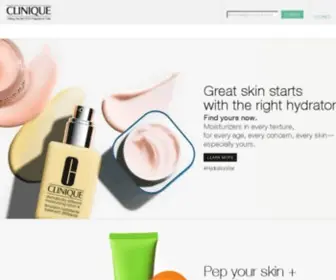 Clinique.com.sg(Custom-fit Skin Care, Makeup, Fragrances & Gifts) Screenshot